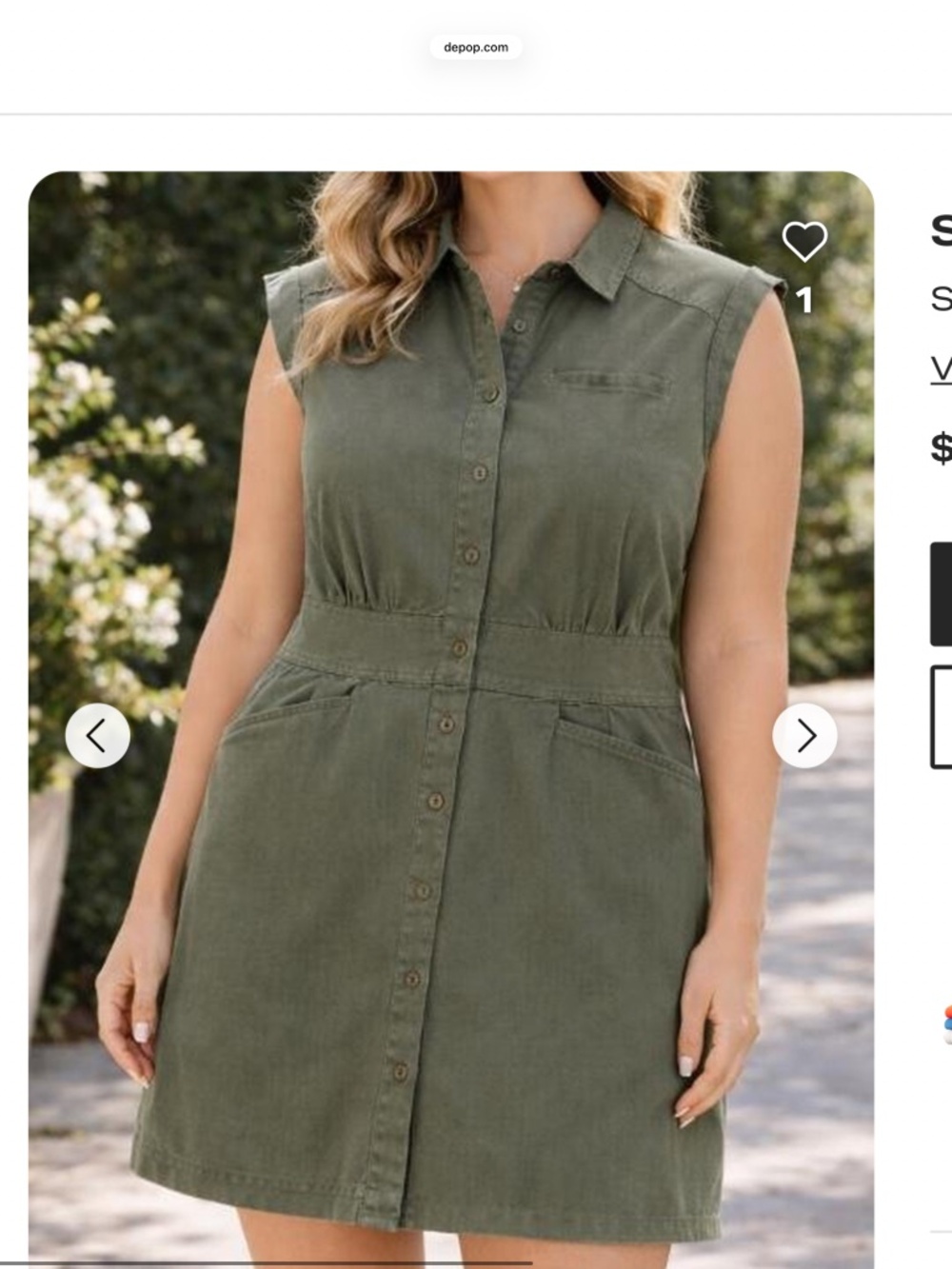 Spanx Cargo Dress in Size 3X